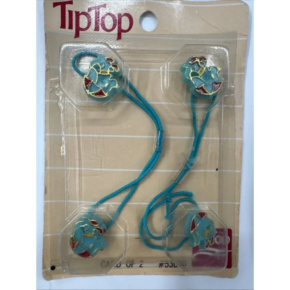 Vintage Goodys Tip Top Little Mermaid Ponytail Holders Lot of 28 80s 90s USA NOS